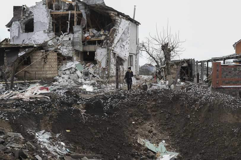 Les bombes à sous-munitions pourraient encore un peu plus détériorer la situation en Ukraine. (Photo : AP Photo/Roman Hrytsyna).