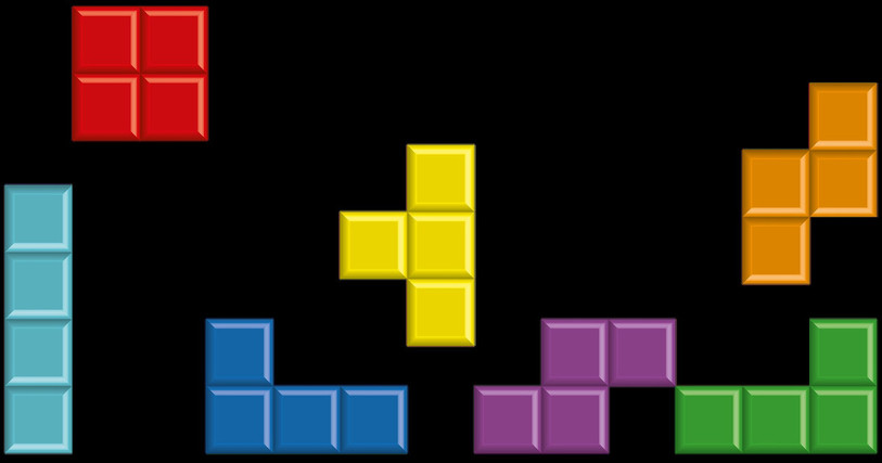 Dans son travail, Matthieu Droz propose une résolution du jeu Tetris avec un algorithme génétique. (Image libre de droit)