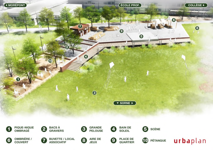 Le futur parc urbain de Delémont