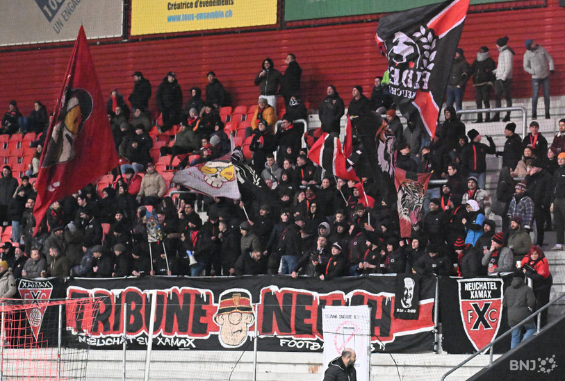 Les supporters de Neuchâtel Xamax