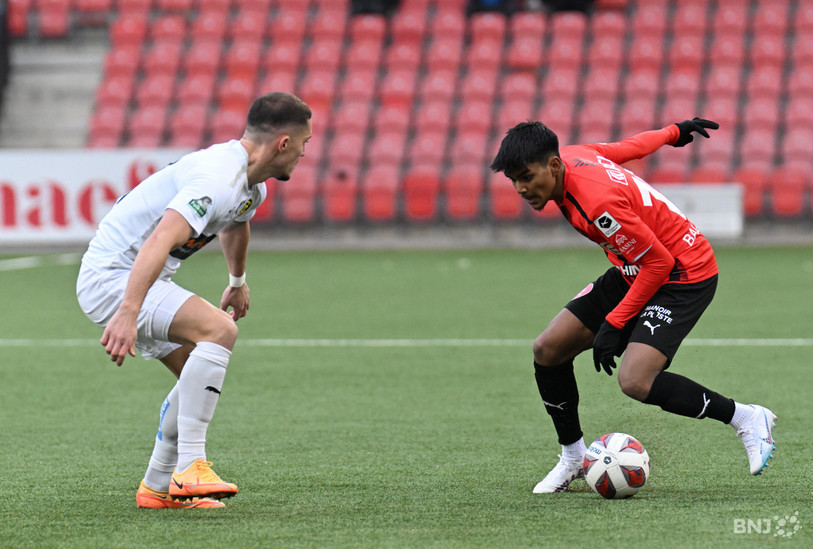 Ashvin Balaruban a fait son retour au jeu ce mercredi, C'est lui qui a délivré la passe décisive sur le but de Simone Rapp. (Photo d'archives)