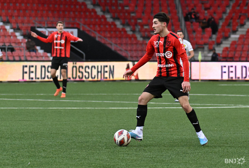 Fabio Saiz a été formé à Neuchâtel Xamax. Il évolue avec l'équipe en Challenge League depuis 2020. (Photo: archives) 