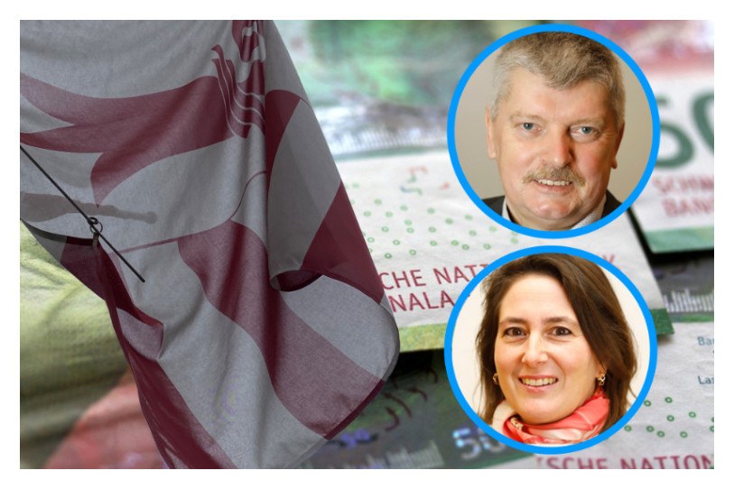 Irène Donzé (PLR) et Rémy Meury (CS-POP) débattront sur le sujet sensible des finances cantonales dans Pure Politique (Photos : RCJU).