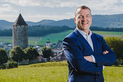 Bertrand Valley, directeur général de la BCJ, partira en retraite anticipée dans un peu plus d'une année. (Photo : archives BCJ).