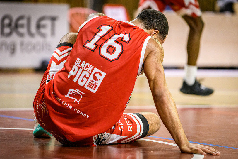 Malgré ses 17 points, Marlon Kessler et le BC Boncourt plongent dans la crise. (Photo : Stéphane Bée)
