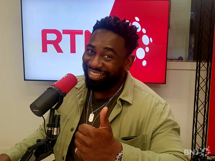 L'humoriste Christian Mukuna dans La Matinale.