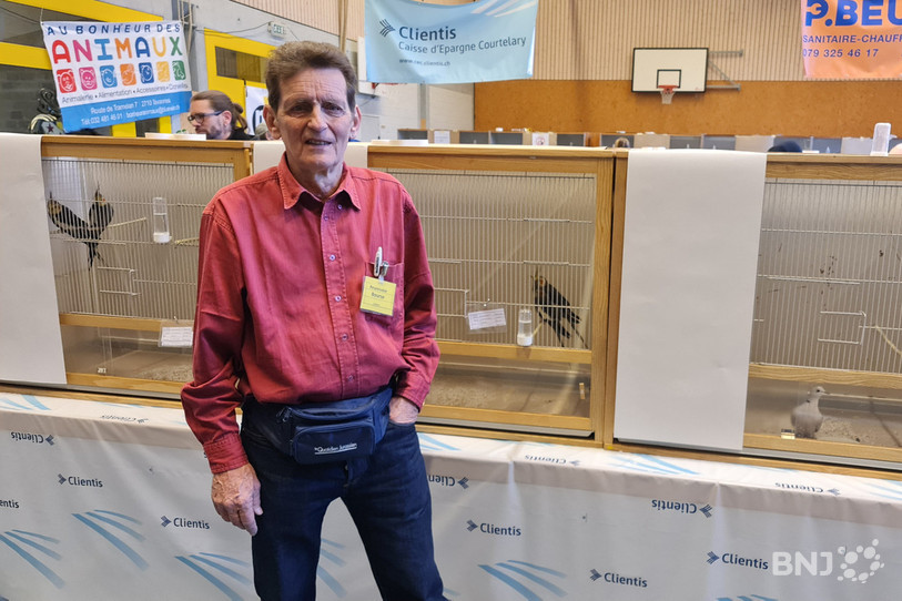 Hugues Guerrin, grand passionné d'ornithologie, pilote la Bourse d'oiseaux de Cormoret. 