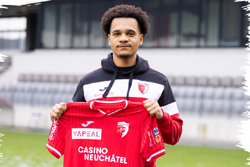 Benjamin Kabeya, nouvelle recrue au FCB. (Photo : FC Bienne).