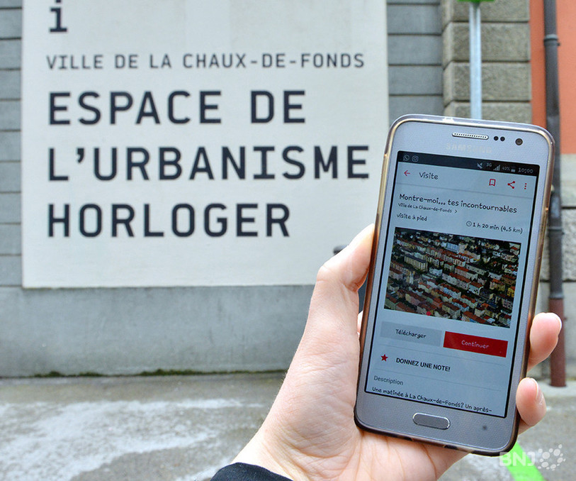 Un guide et une voix disponibles désormais dans la poche pour visiter La Chaux-de-Fonds