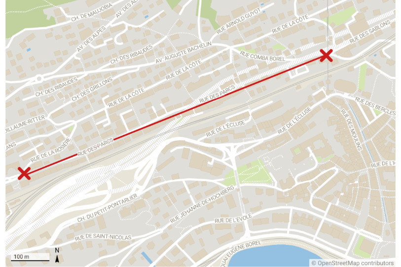 Le chantier sera divisé en plusieurs étapes de 100 mètres sur le tronçon entre la rue de la Rosière et la rue des Sablons.