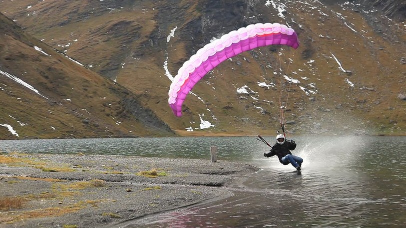 speedflying, parapente
