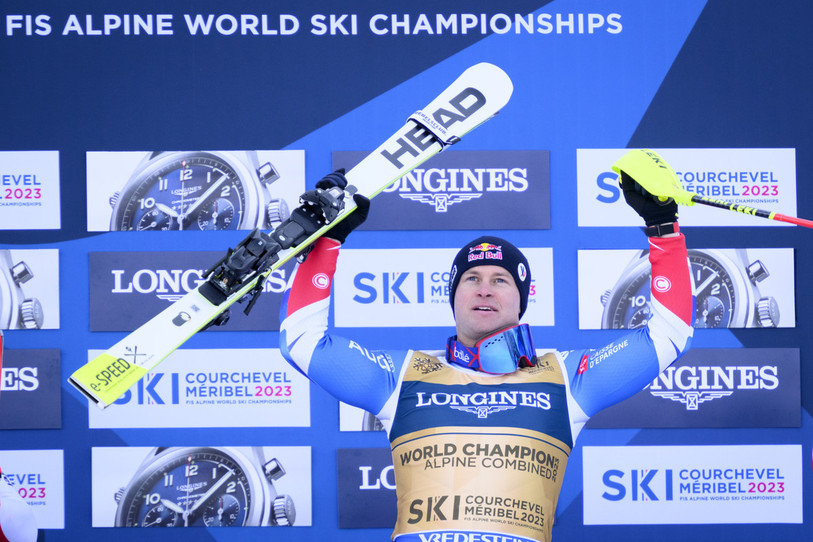 Alexis Pinturault restera certainement le dernier champion du monde du combiné dans son format actuel (photo : KEYSTONE/Jean-Christophe Bott).