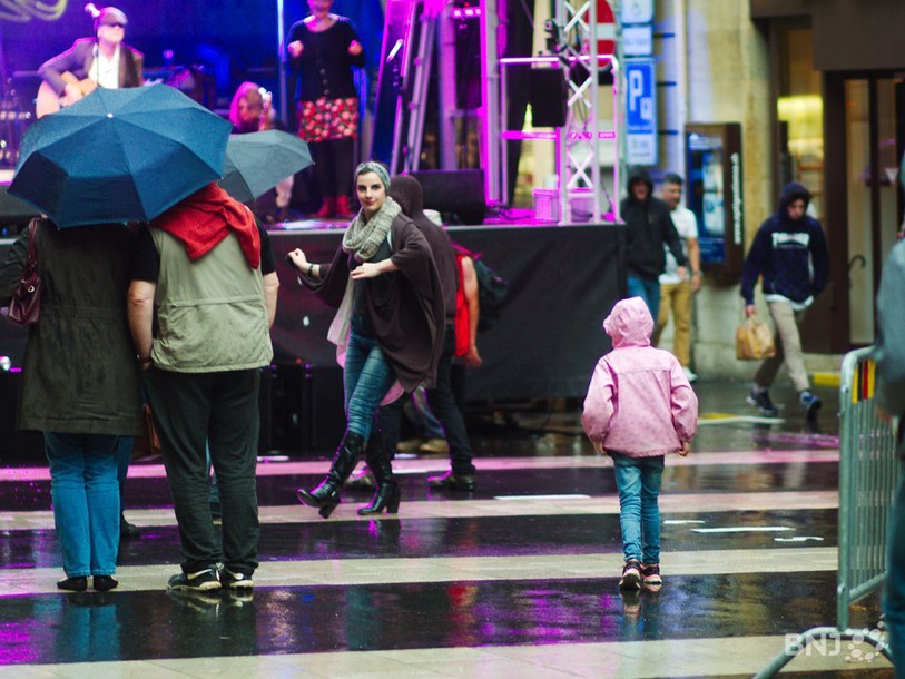 La météo n'a pas souri aux organisateurs.