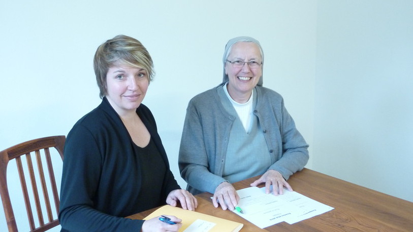 Ecole St-Paul, Soeur Anne-Marie Rebetez, Cécile Wolff Diemer