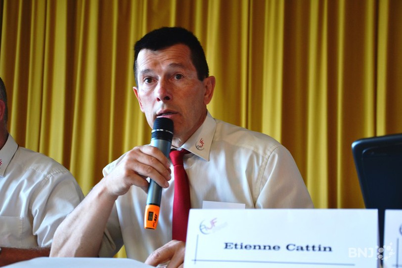 Etienne Cattin, le président de l'AJF