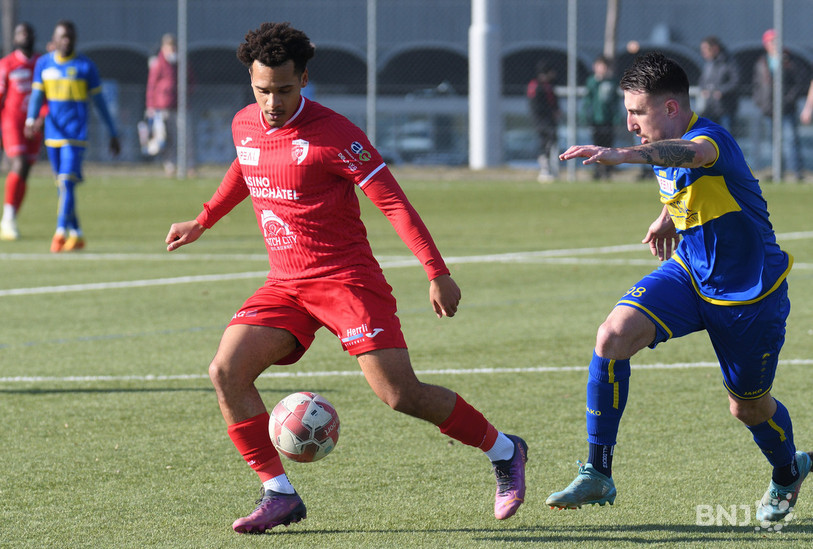 Le FC Bienne a remporté son avant-dernier match de préparation à deux semaines de la reprise. (Photo : Georges Henz).