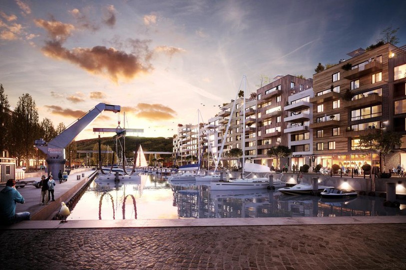 La marina telle qu'elle pourrait se présenter
