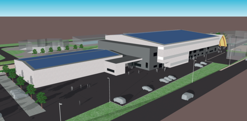 le projet de patinoire couverte d'Ajoie et du Clos du Doubs