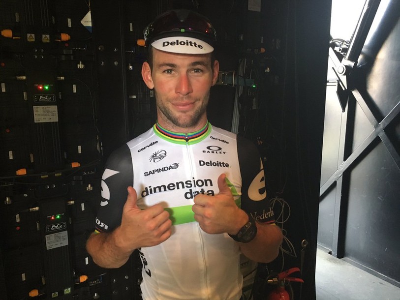 Mark Cavendish (photo : twitter Le Tour de France)