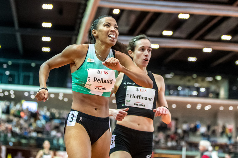 Rachel Pellaud s'est paré d'argent sur 800 m. (Photo: KEYSTONE/ATHLETIX.CH/Ulf Schiller)