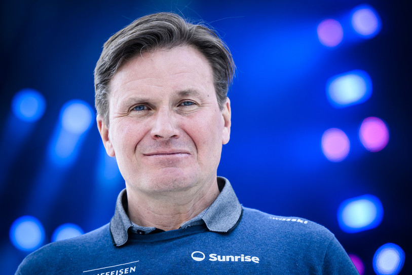 Urs Lehmann, président de Swiss-ski, se réjouit des performances des Suisses aux Championnats du monde (photo : Keystone/JEAN-CHRISTOPHE BOTT).