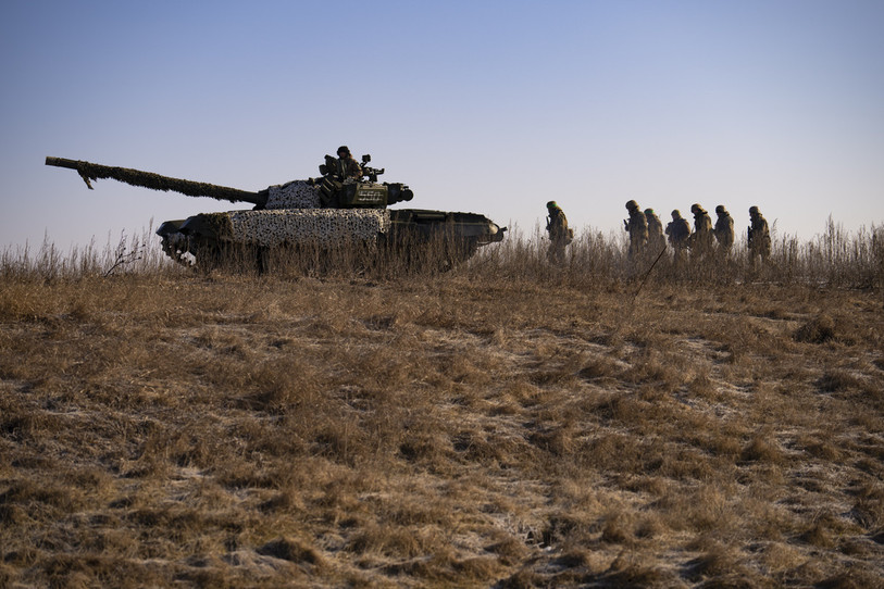Les combats se poursuivent activement en Ukraine, comme ici dans la région de Kharkiv. (Photo : AP Photo/Vadim Ghirda).