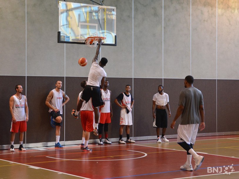 Le BC Boncourt lors de son premier entraînement