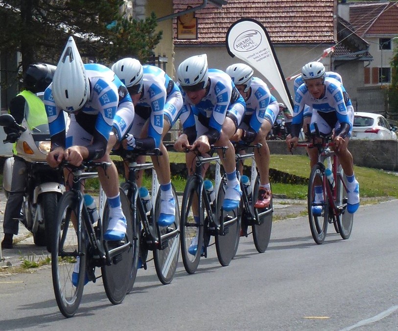 L'équipe EKZ Racing Team 1 ici en action à La Brévine
