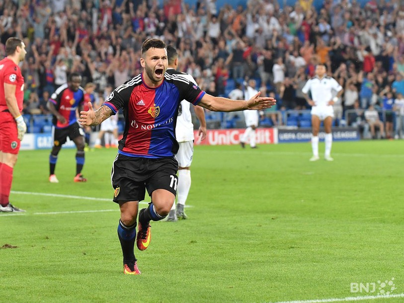FC Bâle - Ludogorets Razgrad, Ligue des champions, Renato Steffen