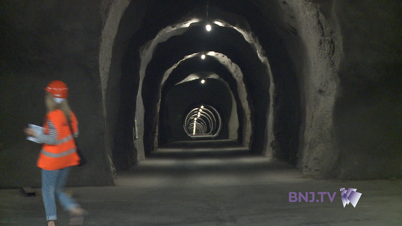 Galerie de secours du tunnel du Mont-Terri.