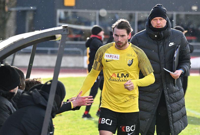 Nolan Erard troque son maillot delémontain pour reporter celui du FC Bassecourt. (Photo : Georges Henz).