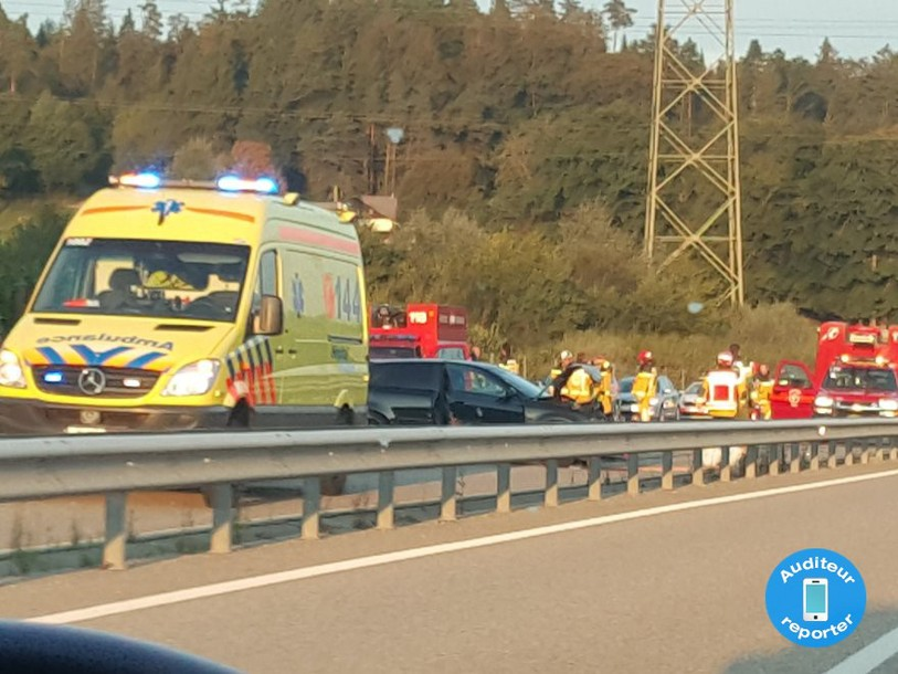 L'accident s'est produit entre Bassecourt et Glovelier.