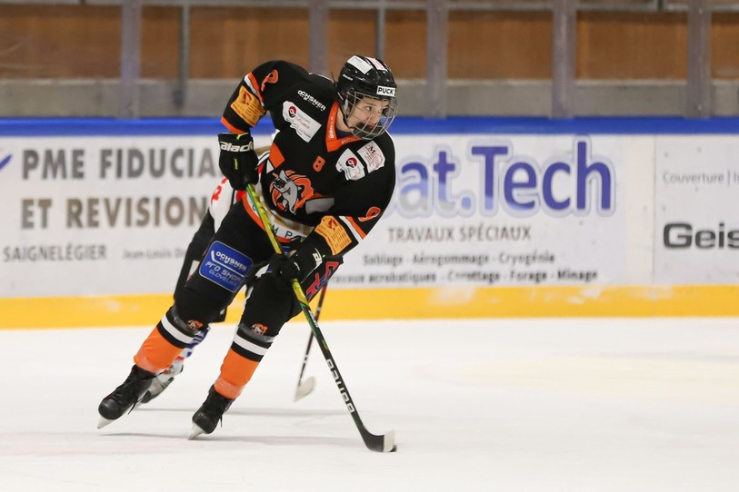Emma Christe a marqué pour les Ladies du HC Tramelan samedi, mais cela n'a pas suffi. (photo : Mauricette Schnider).