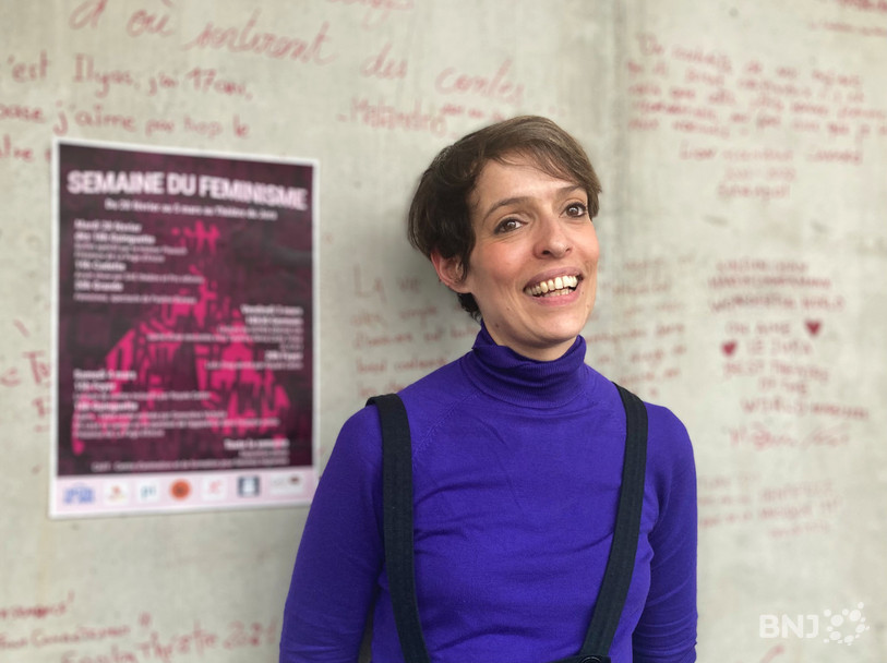 Lydia Besson est médiatrice et organisatrice de la semaine du féminisme au Théâtre du Jura à Delémont.