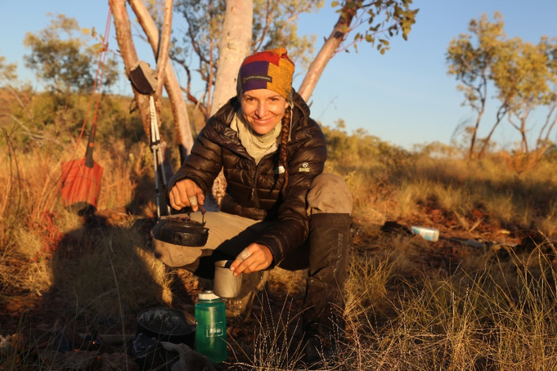 Sarah Marquis dans le bush australien