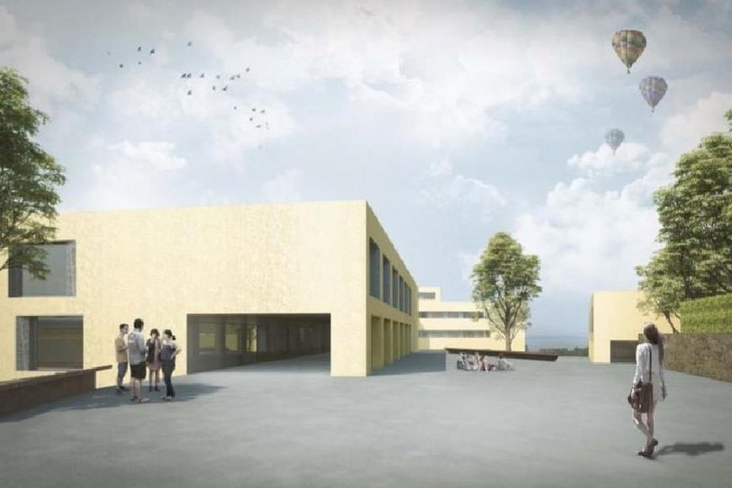 Le futur site de Vigner tel qu'il est présenté dans le rapport du Conseil communal.