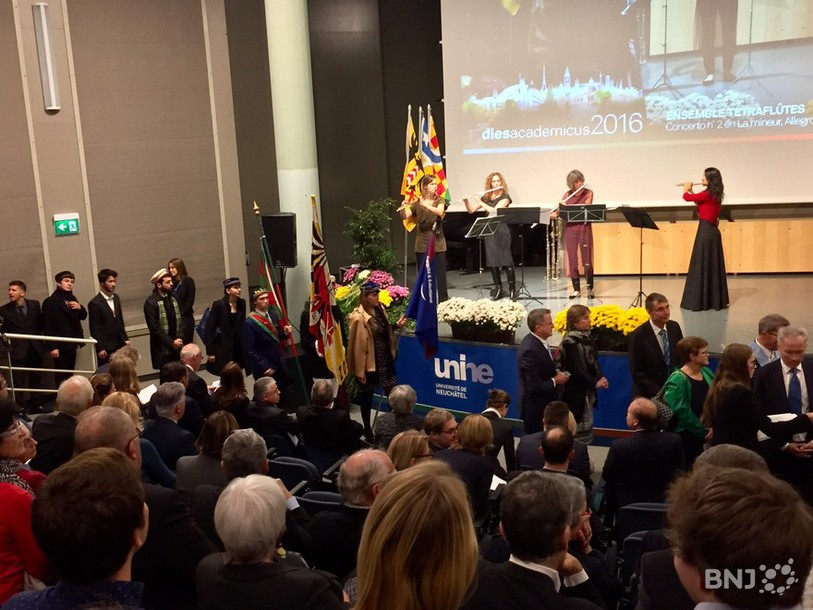 L'Université a distribué 4 doctorats honoris causa à l'occasion du Dies academicus.