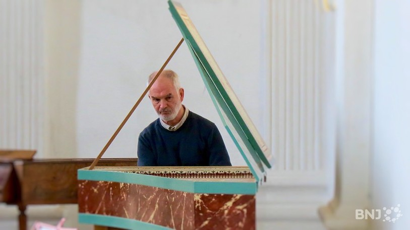 Etienne Baillot au clavecin