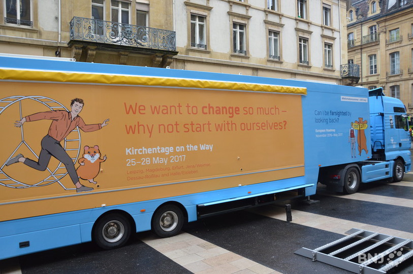 Camion, Réforme, protestant, 500 ans, EREN