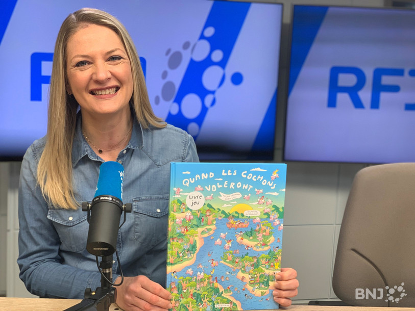 La directrice du Bibliobus Julie Greub a sélectionné le livre « Quand les cochons voleront »