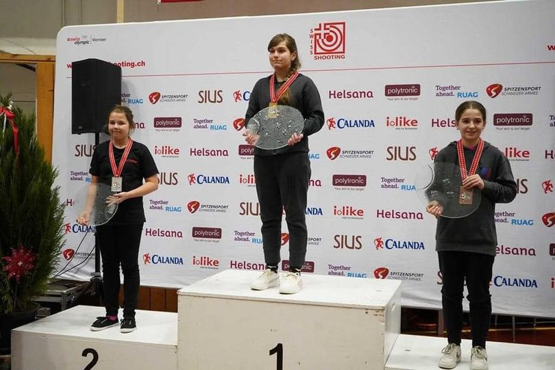 Katia Chenikova sur la plus haute marche du podium. (Photo sp)