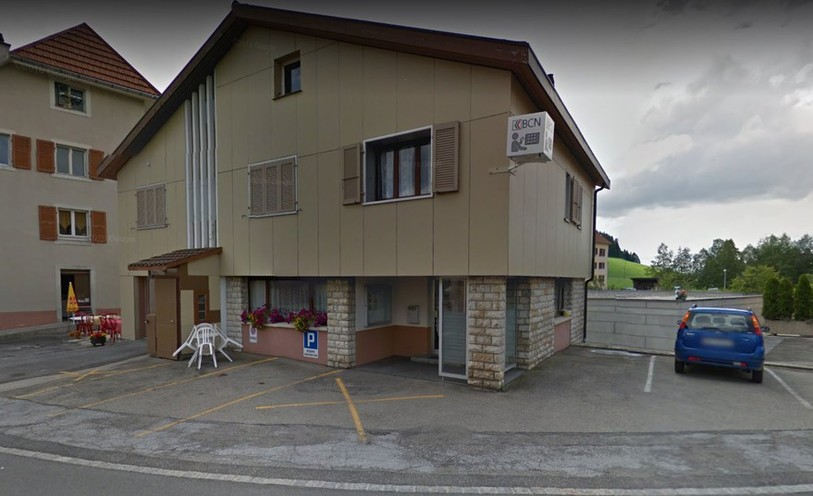 Le bancomat de La Brévine (photo: Google maps).