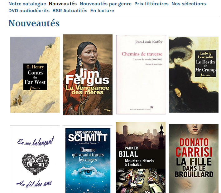 Les livres du catalogue de la Bibliothèque sonore romande proviennent des lecteurs bénévoles.