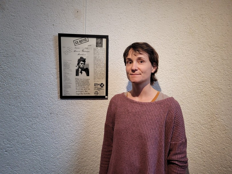Julie Humbert donnera de sa personne à l'occasion du vernissage mercredi.