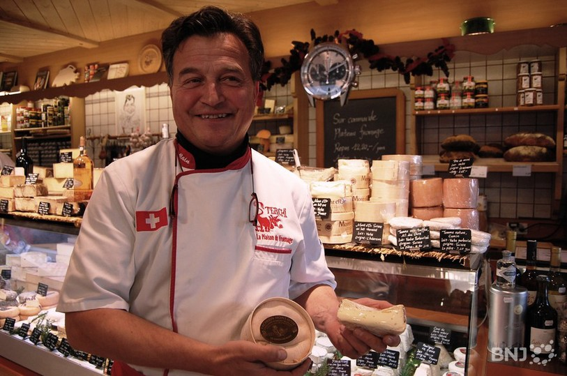 Pierre-Alain Sterchi défend les fromages au lait cru.
