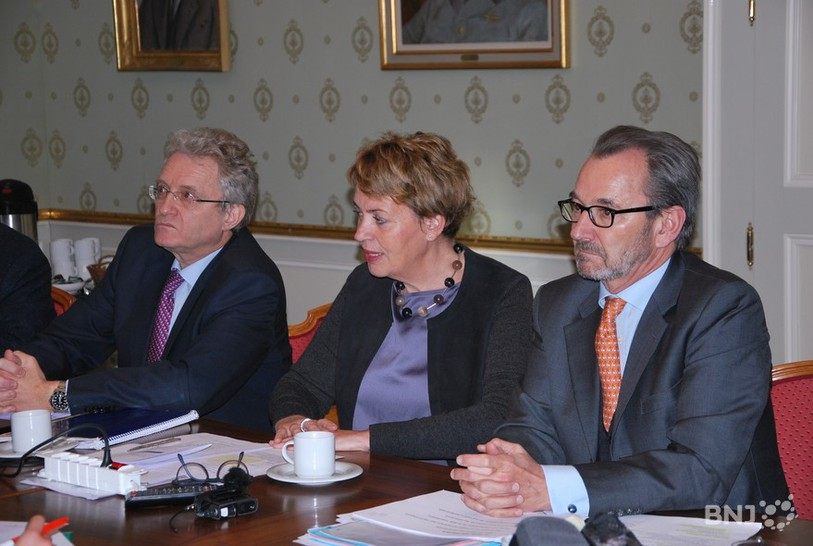 Bernard Vermeulen, Pauline de Vos Bolay, Raymond Loretan, HNe, Hôpital neuchâtelois, GSMN, Genolier Swiss medical network