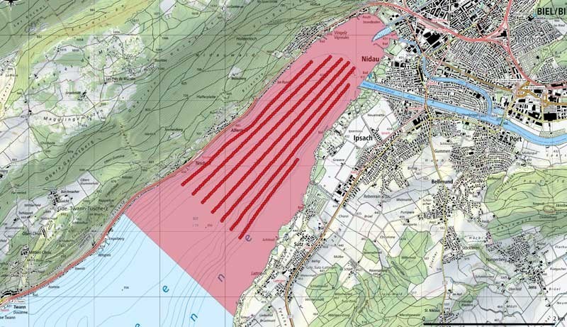 Toute une partie du Lac de Bienne est concernée par les mesures. (Photo: OFCL)