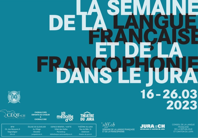 L'affiche de la 27e Semaine de la langue française et de la francophonie.