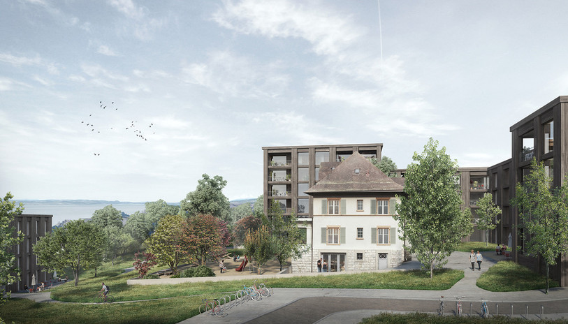 C'est un bureau fribourgeois qui avait remporté le concours d'architecture pour Beauregard-Dessus avec son projet intitulé Robin Hood. (Illustration: Nightnurse image)