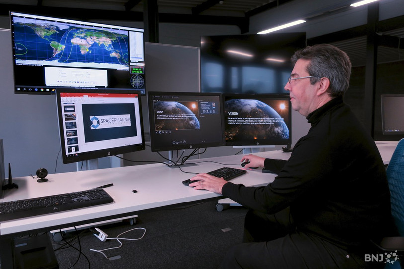 Martin Aebi a envoyé un de ses mini-laboratoires dans l'espace. (Photo : archives).